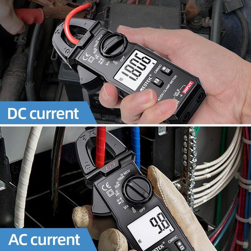 Mini Clamp Meter Auto Range 100A 600V NCV High Precision Multimeter Protable Digital Clamp Meter With Temperature Probe