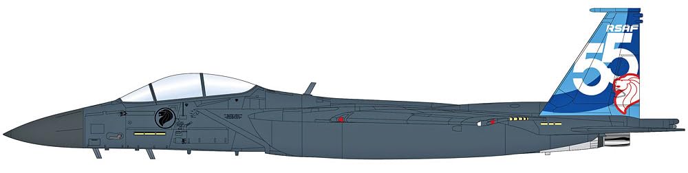

HOBBY MASTER Strike Eagle Singapore Air Force 50th Anniversary Painting Finished Product 1/72 F-15SG