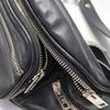 [Gebraucht] Schwarze Leder Bauchtasche Mittel - Sehr Gut #1N84LN0