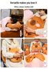 Dual-Use Capybara Hugging Pillow & Blanket - Office Nap, Car AC, or Lunch Break Backrest