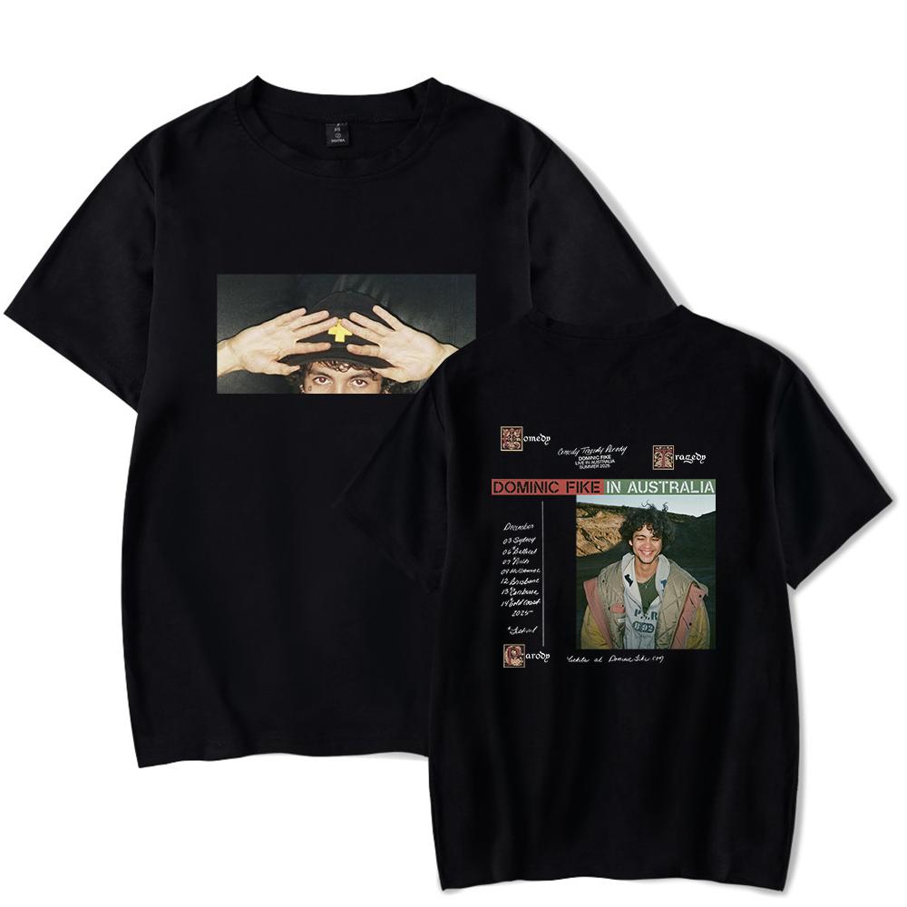 Dominic Fike Tshirt 2026 merch Dominic Fiken In Australia Print Unisex Crew Neck Short Sleeve TShirt S