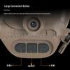 Tactical Fast Helmet Headset with Curved Bracket for Outdoor Sports Communication