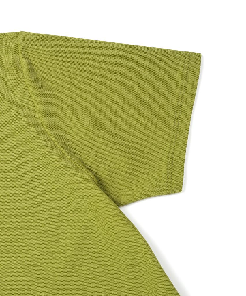 YALE Quick Dry Slit Neck Polo Shirt_Olive