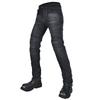 Mens Winter Motorcycle Riding Jeans With Thermal Lining Windproof Protective Pants Biker Gear