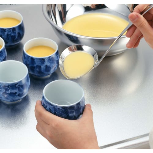 Yoshikawa Horizontal Mouth Ladle, 70ml, Cooking ABCs, Graduated, Tsubame-Sanjo, Made in Japan, YJ2775