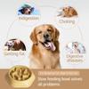 Vibrant Anti-spill Pet Feeding Bowl Slow Feeder Design For Dogs And Cats Multiple Colors Available