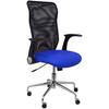 Chaise De Bureau - PIQUERAS Y CRESPO - 4031SP229 - Ergonomique - Réglable - Nylon Bleu