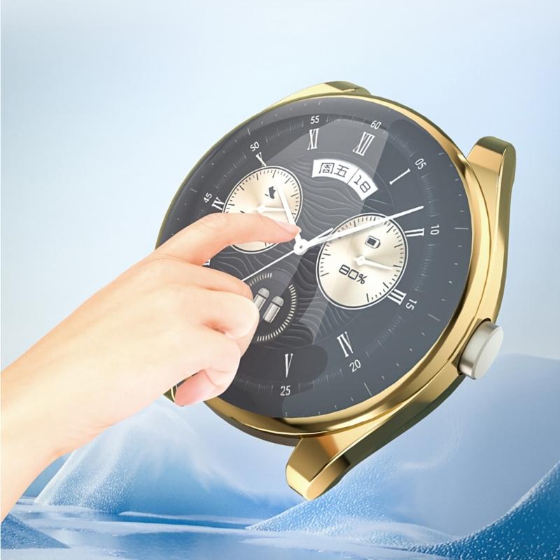 Geeignet für Watch Buds Smartwatch Bumper Schutzhülle Leichtes Weiches TPU Gehäuse Schutz-Shell Stoßfeste Abdeckung