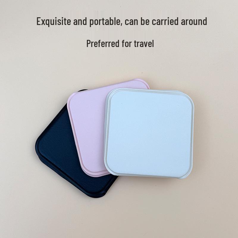 Compact Foldable Makeup Mirror – Portable, Unisex, Ideal for Dorms and Homes