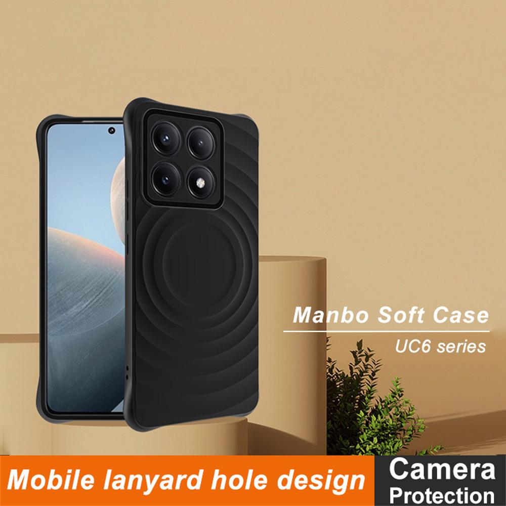 IMAK UC-6 Series for Xiaomi 14T Case Water Drop Texture Anti-Skid Matte TPU Cover
