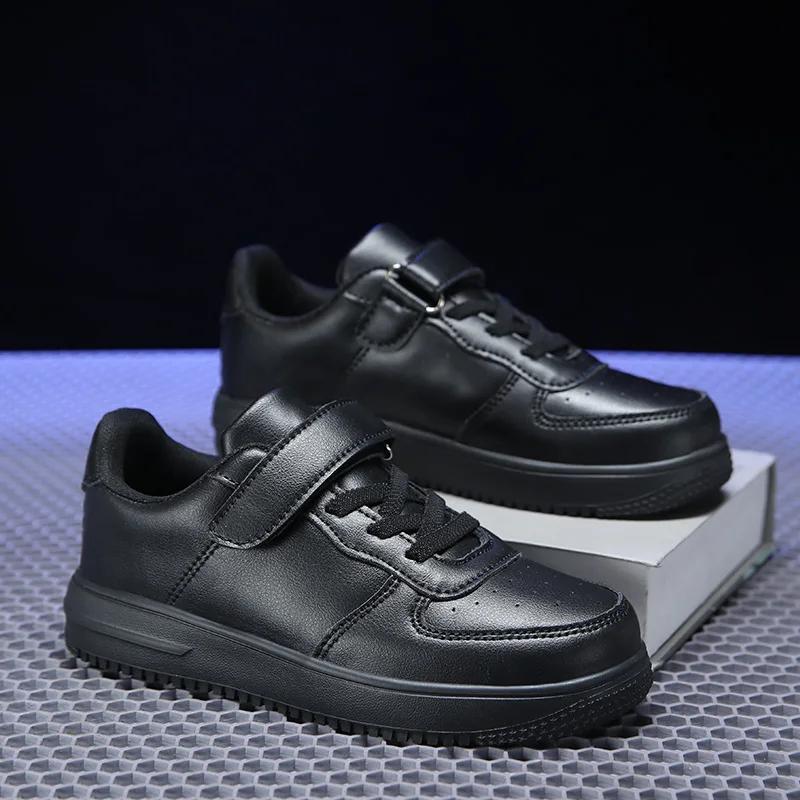 Children Shoes Boys Sneaker School Leather Kids Casual Sneaker Tennis Sports Shoes for Boy