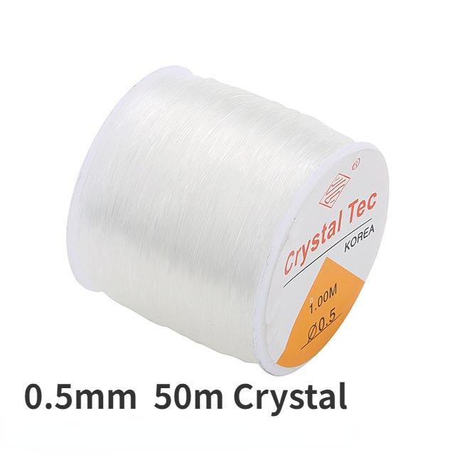 100M Plastic Crystal DIY Beading Stretch Cords Elastic Line Jewelry Making Supply Wire String Jeweleri Thread String Thread