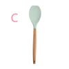 1 Pcs Silicone Kitchenware Set with Wooden Handle 12 Piece Non Stick Spatula and Spoon Kitchenware Set