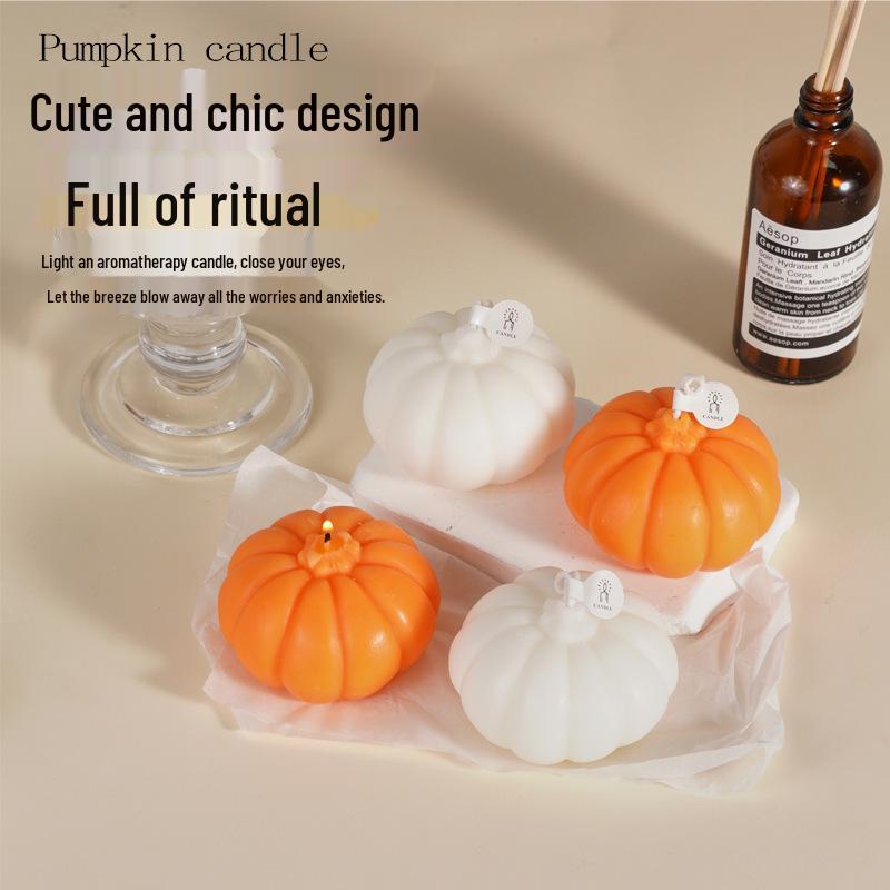 High-End Creative Pumpkin Head Halloween Scented Candle - Perfect Birthday Gift