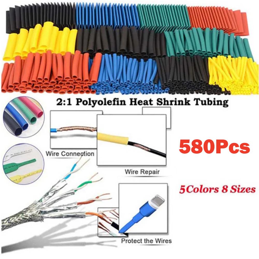 580Pc Hot Air Gun 220V Soldering Temperature Blower Gun DIY Crafts Electric Power Hot Dryer Mini Heat Gun Shrink Tubing Car Wrap