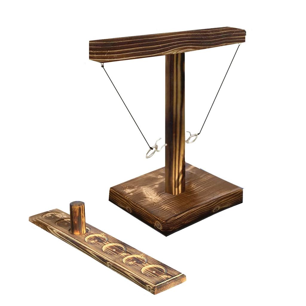 Handmade Wooden Hook And Loop Interactive Drink Game For Children And Adults