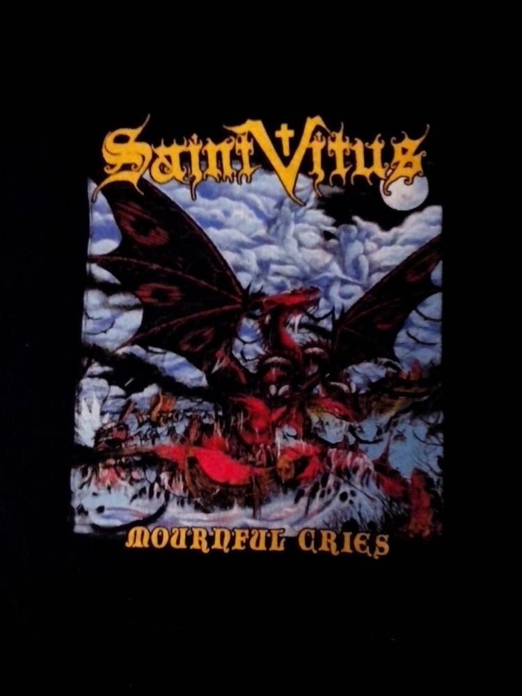 

Hot SAINT Vitus Band Black Cotton All Size Short Sleeve BL923 Unisex T-Shirt XL