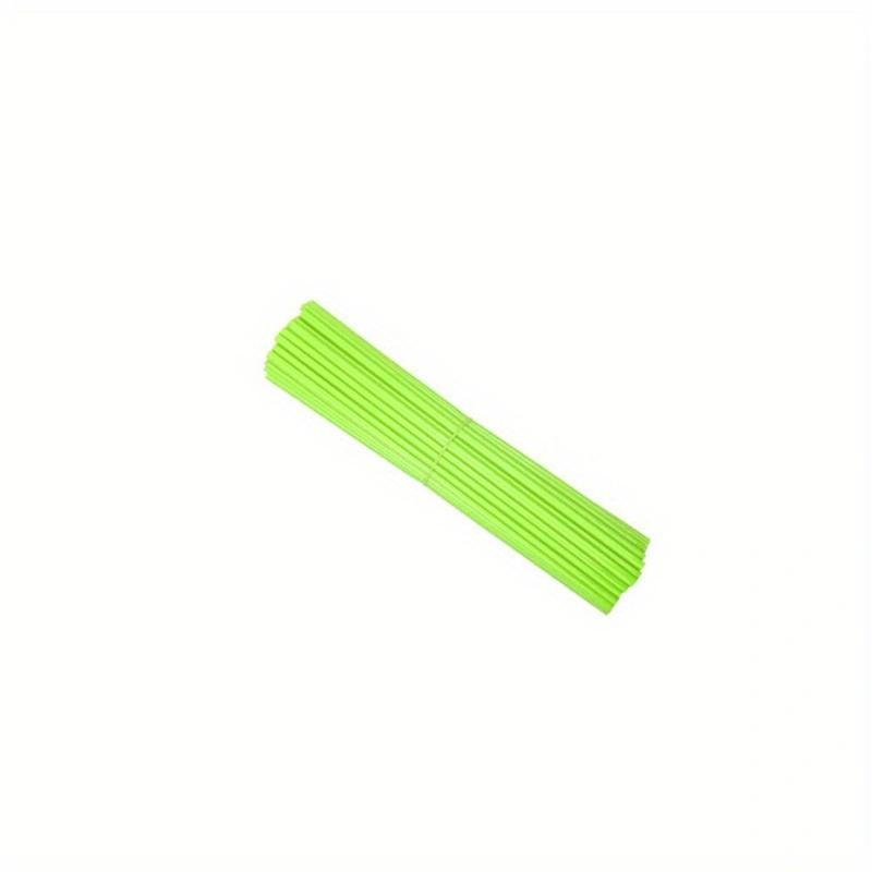 72Pcs Motorcycle Wheel Spoked Protector Wraps Rims Skin Trim Covers Pipe For Motocross Bicycle Bike Cool Accessories 11 Colors