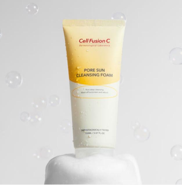 Cell Fusion C Pore Sun Cleansing Foam 150ml – Deep Clean & Pore Care