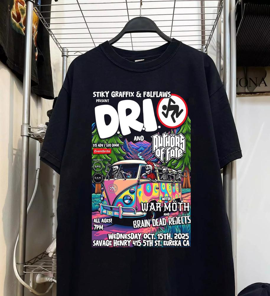 Dirty Rotten Imbeciles tour 2025 With War Moth T Shirt  Unisex T-Shirt XXXL