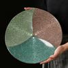 Fashionable Creative Circular Dining Plates Retro Chinese Style Ceramic Plate Exquisite Dishes Desserts Tableware for Restaurant