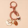 Fashion Coffee Keychain Women Girls Key Ring Pendant for Handbag Decor DIY Key Chain Jewelry Gift