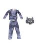 Children's Werewolf Muscle Costume - Scary Halloween Role-Playing Performance Outfit for Boys