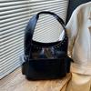 PU Hobo Bag Women's Fashion Shoulder Tote with Stud Detail Multiple Pockets Casual Everyday Handbag