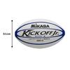 MIKASA Japan Rugby Football Union Certified Ball, Size 4 (Youth), Special Synthetic Rubber, Blue, RARY-B, Recommended Internal Pressure 0.61 (kgf/cm2)