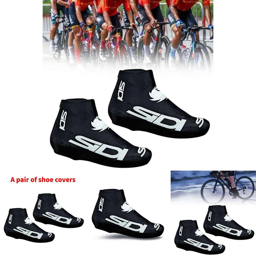 Couvre-chaussures de cyclisme Tour de France avec Lycra Léger Anti-poussière Coupe-vent Pour VTT Homme