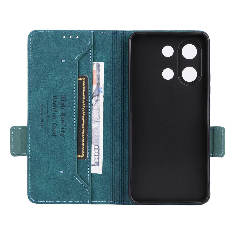 Redmi Note 13 4G Leather Flip Phone Case with Magnetic Buckle
