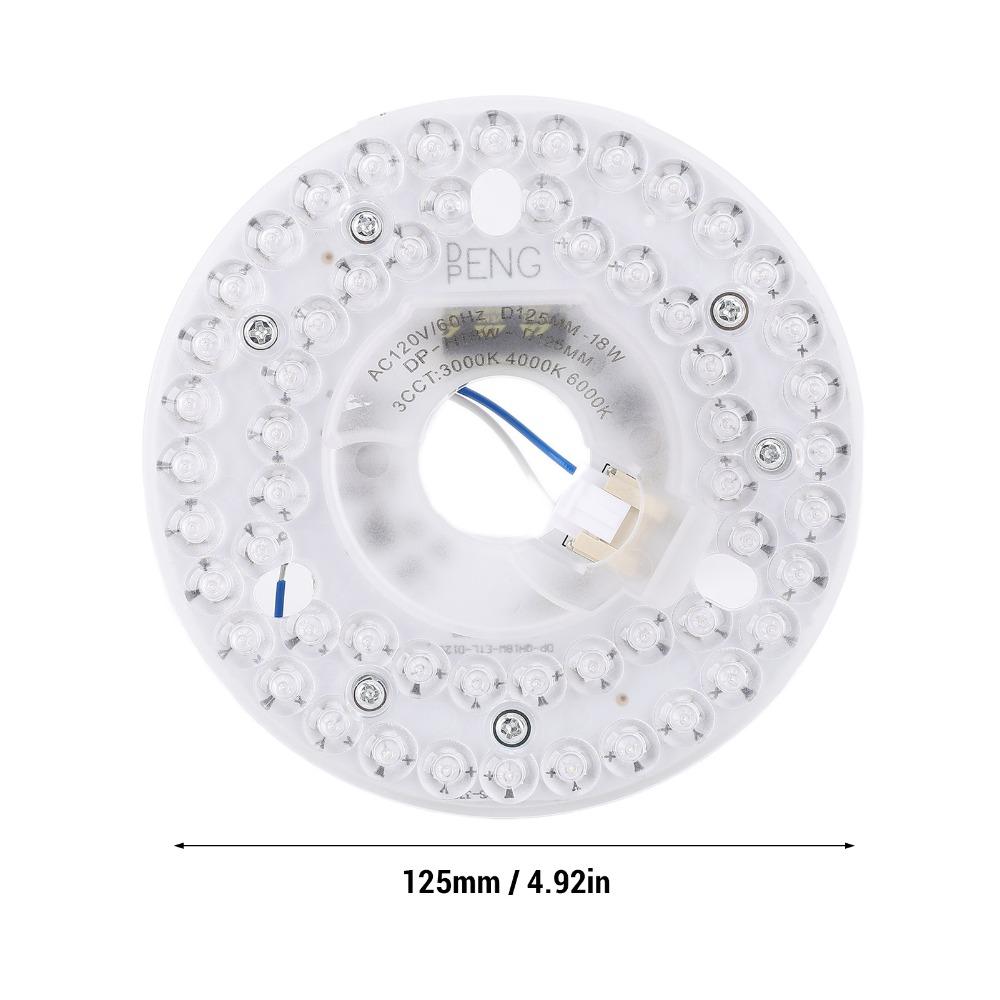 18W LED Ceiling Fan Light Kit 4.92 Inch LED Light Replacement Panel Retrofit Light Kit  Ceiling Fan