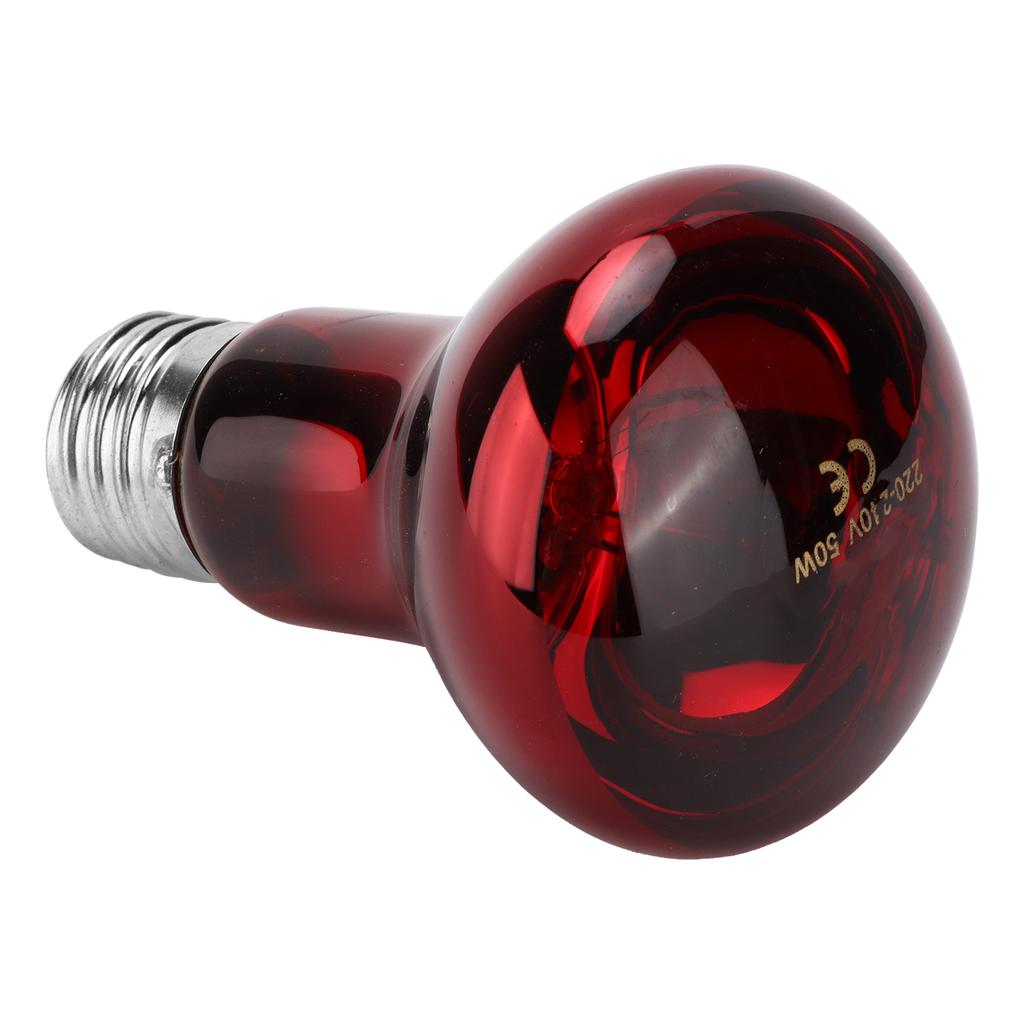 Reptile Infrared Heating Lamp Infrared UVA Heat Lamp Bulb with NickelPlated Socket for Reptiles 220240V