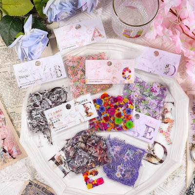 Yuezhen Duoduo Retro Flower Forest Children's Sticker Pack for Notebooks