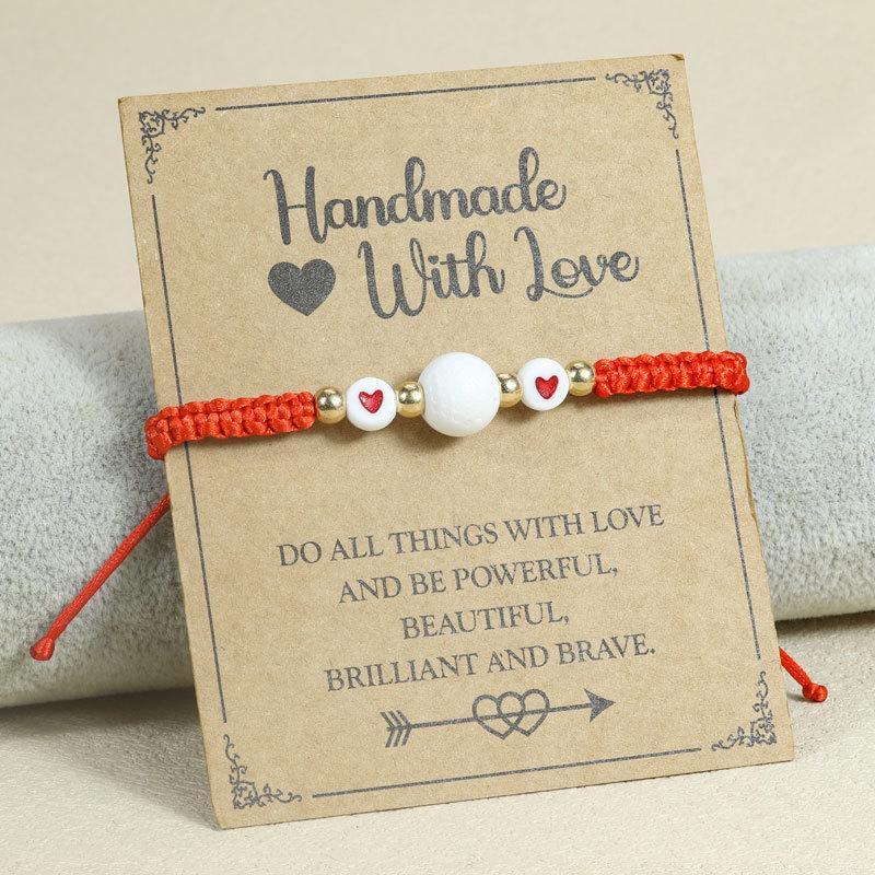 Adjustable Handmade Sports Friendship Bracelet: Baseball, Volleyball, Tennis Versatile Style