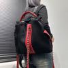 Ladies' Fashion Spicy Girl Backpack Large Capacity Retro Rivet Splicing Single Shoulder Handbag