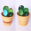 Cactusvormige Soeplepel Keramische Bloempot Maatlepel met Voet Keuken Meetinstrumenten Gemakkelijk Schoon te Maken