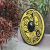 Viking Round Shield Dragon Face Medieval Warrior Wooden 60.96 Cm Handcrafted Shield