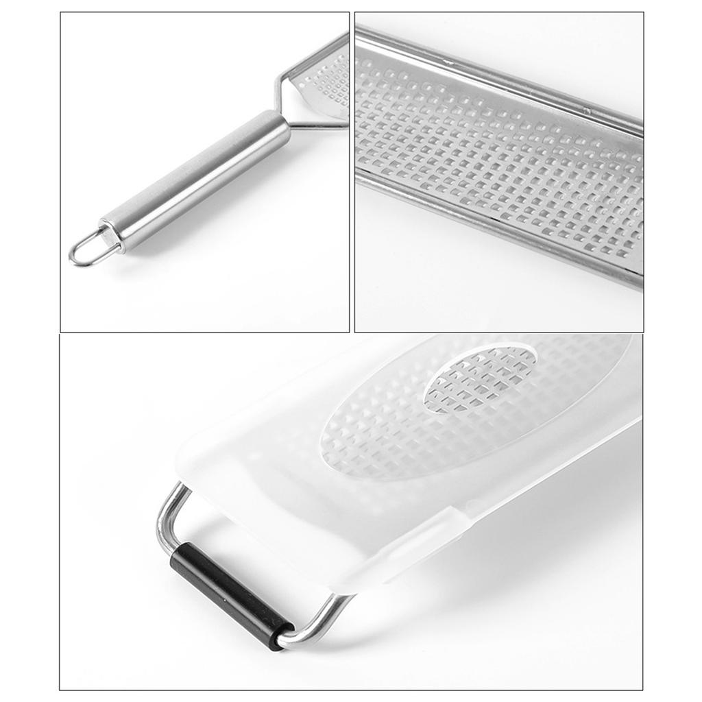 Zester aus Edelstahl für Zitrone und Schokolade Ergonomische Käsereibe für die Zubereitung von Speisen Küchenwerkzeug-Zubehör