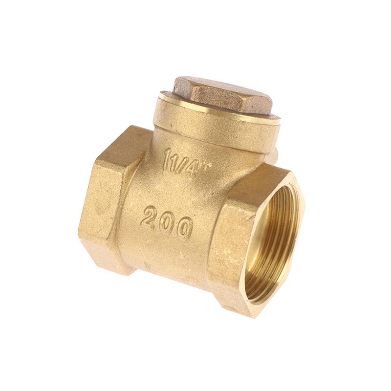 DN15-DN40 Horizontal Brass Check Valve - Female Thread Non-Return Valve for Equipment