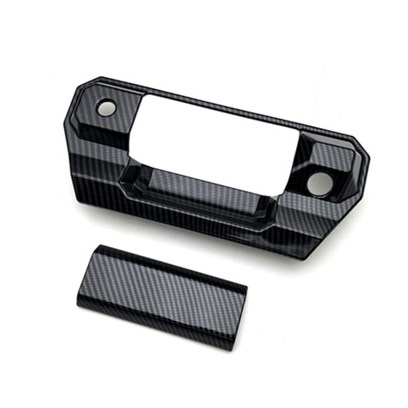 Rear Tailgate Trim Cover For Toyota Tacoma SR 2025 2025 Car Accessories Rear Trunk Handle Trim Car Styling ABS Carbon Look