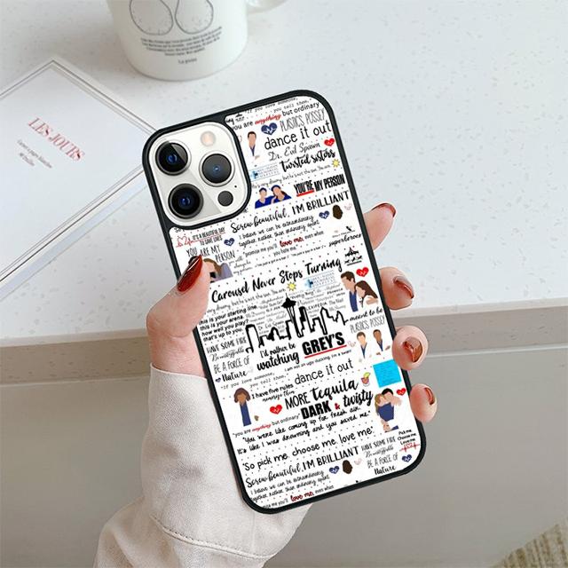 

Greys Anatomy You are my person Phone Case For iPhone 17 Air 14 15 16 13 12 Cover For iPhone 17 Air 14 Pro Max Plus iPhone 15pro max