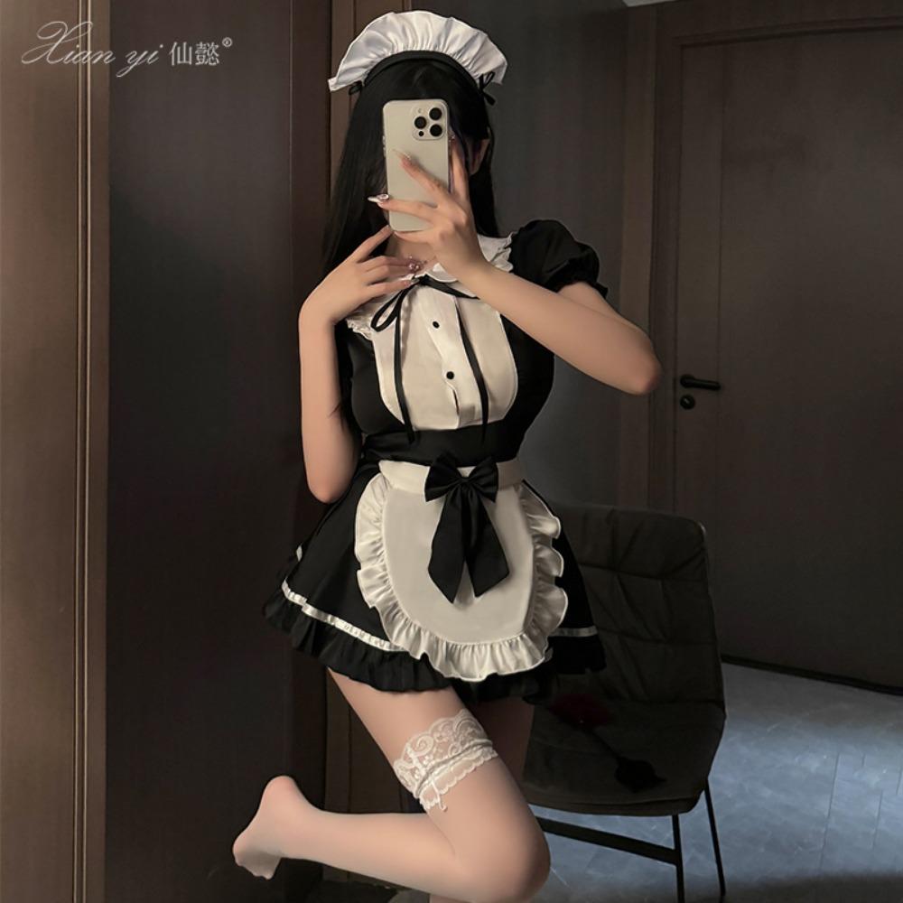 Xian Yi Lingerie Pure Desire Bettmädchen Cos Sexy Leidenschaftliches Kostenloses Flirten Kleine Brüste Halloween Uniform 582