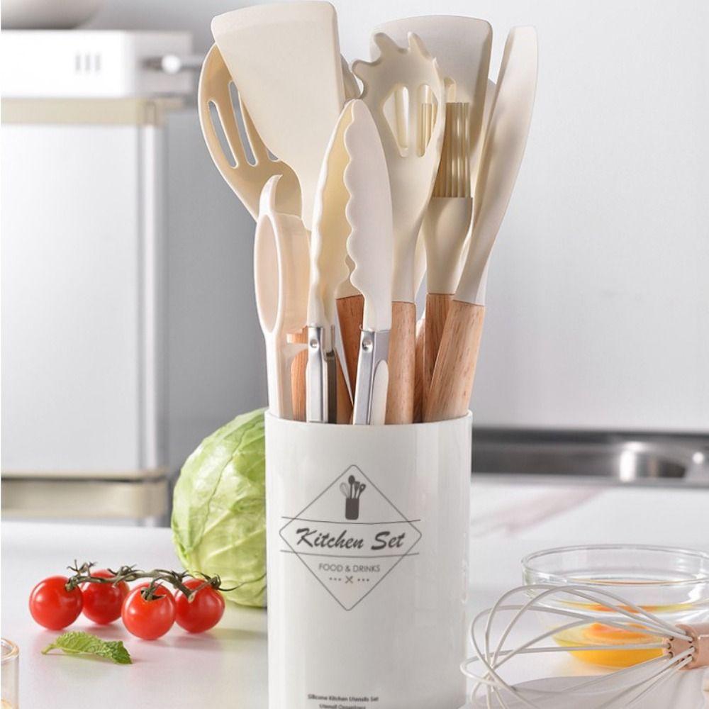 12/14Pcs/Set Eco-Friendly Silicone Kitchenware Set Multi-functional Baking Shovel  Kitchen Use