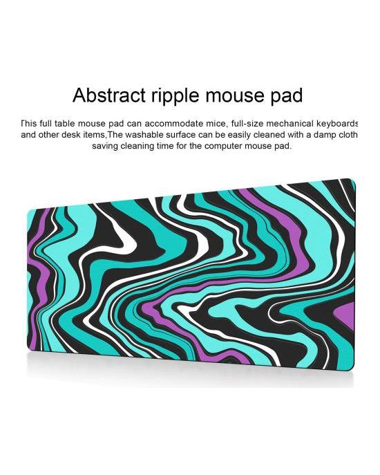 Large Gaming Mouse Pad Anti-Wear Full Desk Coverage Vibrant Color Graphic Design Mouse Keyboard Desk Mat