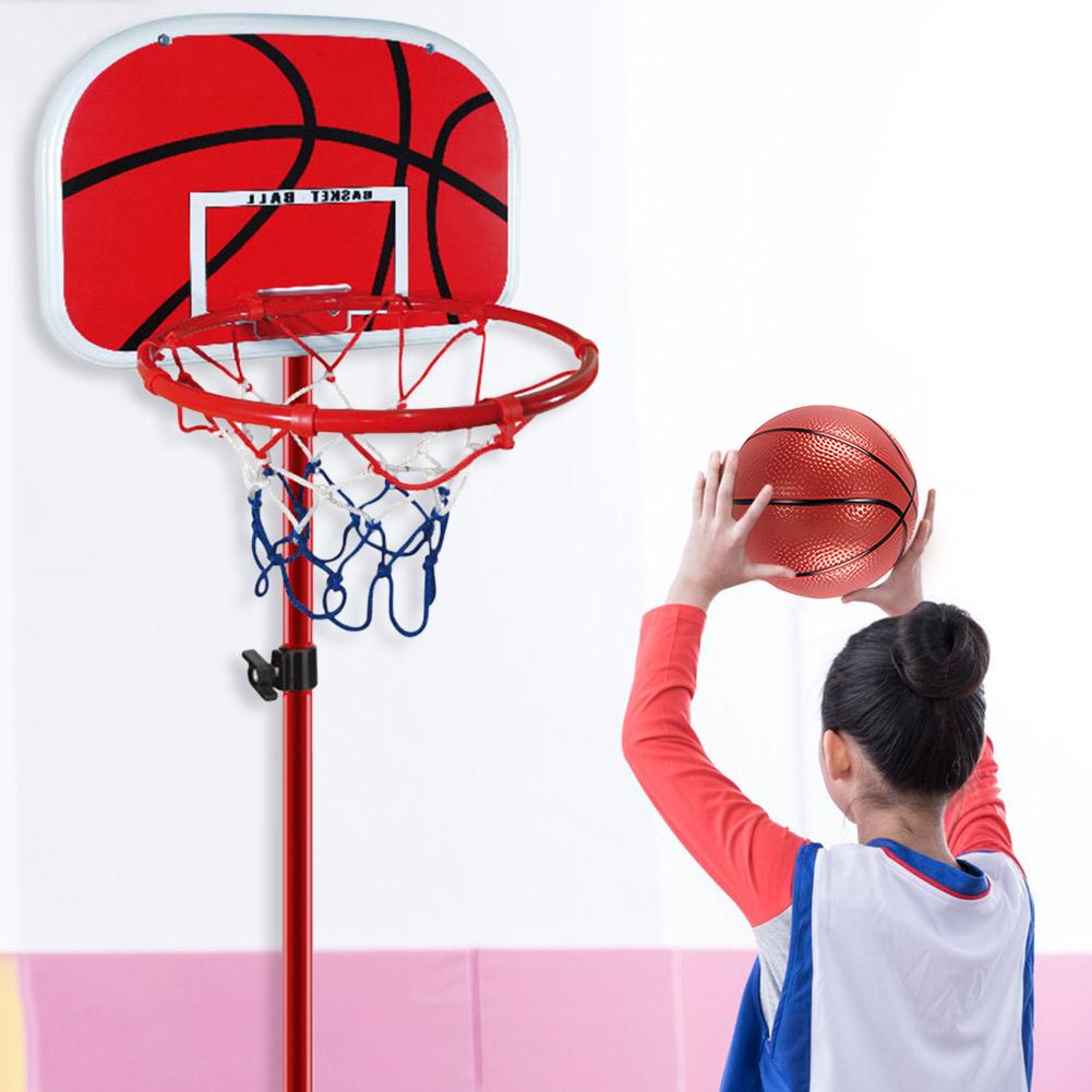 Mini Basketball Hoop Kit Indoor No Punch Wall Mounted Basketball Backboard Home Sports Basket Ball Hoops for Kids Funny Game Toy