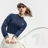Fila Tennis Simple Classic Casual Comfortable Versatile Slim Fit Long Sleeve T-Shirt Women Tops Blue A11W543218FBU