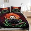 3pcs Horror Knife Duvet Cover Set, 1 Duvet Cover + 2 Pillowcases (No Insert), High-Definition Print, Home & Dorm Set Yy251208059