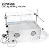 ZONESUN ZS-YTDP10 Electric Digital Control Diaphragm Pump Liquid Filling Machine 3-4000ml For Liquid Perfume Water Juice Essential Oil With 10 Heads