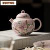 160ml Hand-painted Butterfly Teapot Ancient Tea Infuser Pot Tea Maker Kettle With Ball Hole Tableware Accessories Ornaments Gift